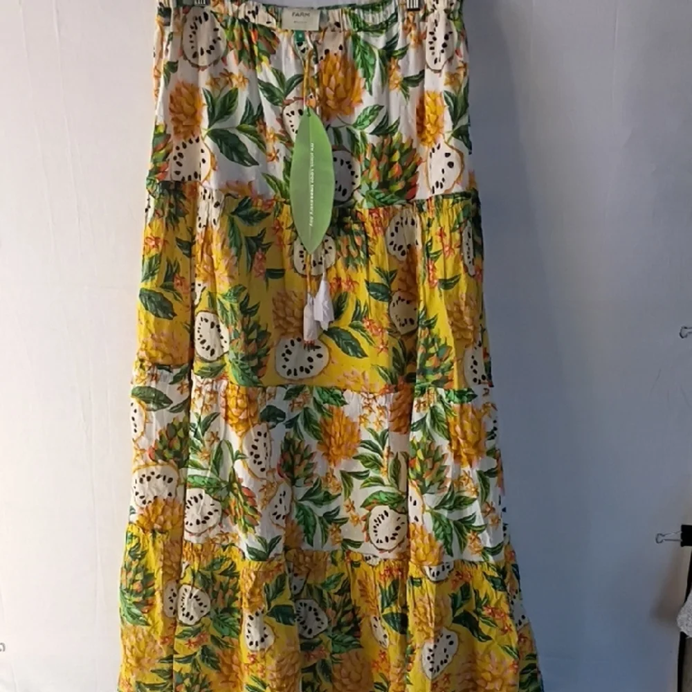 FARM Rio Yellow Floral Maxi Skirt - Picture 3 of 10